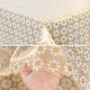 Tablecloth Washable Oilcloth Lace Vinyl Crochet Lace Look 100 x