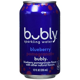 Bubly Blueberry Pomegranate 12oz Can, 12 Fl Oz