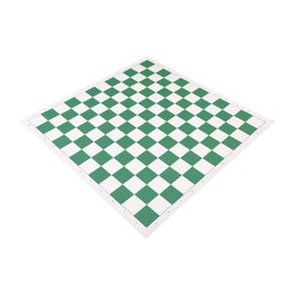The House of Staunton Vinyl Regulation Tournament Chess Board - 12 x 12 Squares - 2.25" Squares (Green)