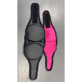 2 Pack Dog Ear Covers for Bathing, Grooming & Swimming, L Size Waterproof No Shake Ear Wraps for Dogs, Calming Hoodie Ear Muffs for Noise & Anxiety Relief, Blow Drying & Hematoma Protection (Pink & Bl