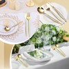 180 Pcs Gold Silverware Bulk for 60 Stainless Steel Flatware
