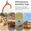 Insaga 32'' Log Hook 2/4 Log Tongs for Tractor Heavy