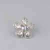 Ruihfas 2Pcs Floral Shoe Clips Pearl Crystal Shoe Buckles Decoration