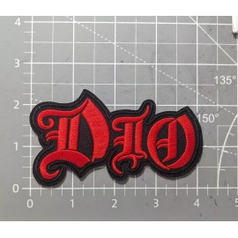 Unbranded Dio Patch Heavy Metal Rock Band 80s Music Embroidered Iron On 2.25x4"