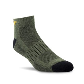 ARIAT AriatTEK High-performance Quarter Crew Socks, 3 Pairs Olive XL