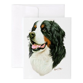 CafePress Bernese Mountain Dog Notecards (Set Of 20) 4.25" x 5.5" Notecards 10 Pack