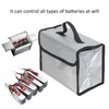 3/4 Lithium Battery Safe Bag General ExplosionProof Fireproof Lipo Battery