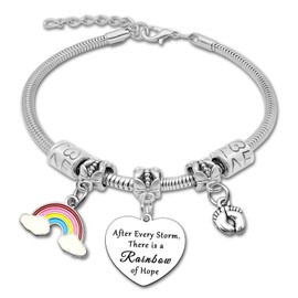 In Memory of Baby Gift New Mom Gift Bracelets Miscarriage Gifts for Mothers Pregnancy for Women Infant Loss Sympathy Gift Memorial Loss of Baby Gifts Pregnancy Loss Gifts Pregnancy Announcement Gifts