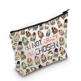 LEVLO Chapman & Vause Cosmetic Makeup Bag Galina Red Reznikov Fans Gift I'm Not Crazy I'm Chose Larry Bloom Toiletry Bag Piper Chapman Merchandise, I'm Chose Bag, 0