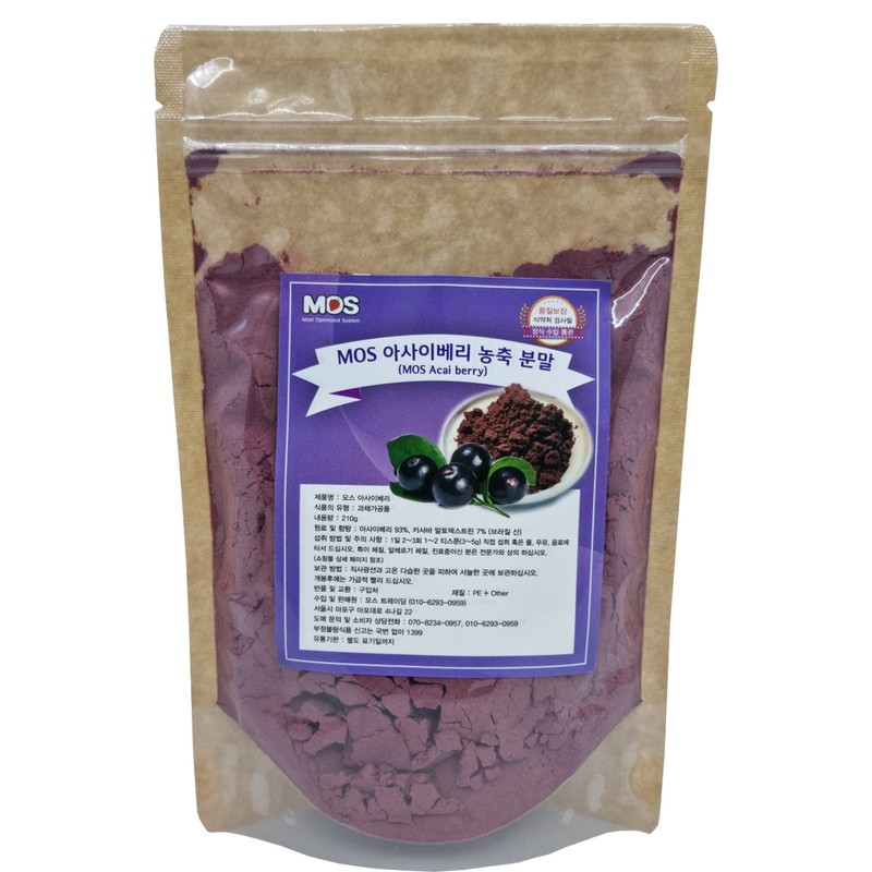 MOS Guarana Concentrated Powder 210g / MOS 과라나 농축 분말
