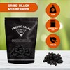 Mulberries, "FRESH" Dried Black - No sugar added, Delicious, Quality,