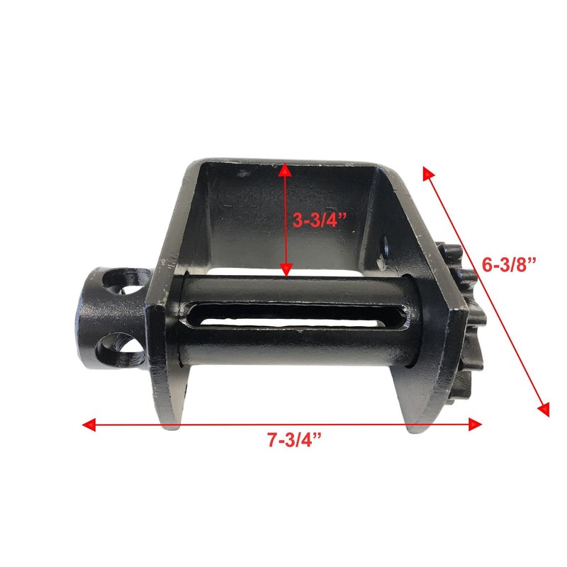 4" Weld-On Tractor Trailer Winch (Pair)