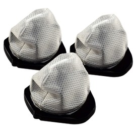 HQRP 3-pack Dust Cup Filters compatible with Shark Pet Perfect SV75 SV75Z SV66 SV70 SV90 SV719 SV726 SV728 SV736 SV738 SV748 SV760 series Cordless Hand Vac Vacuums, part XSB726N Replacement