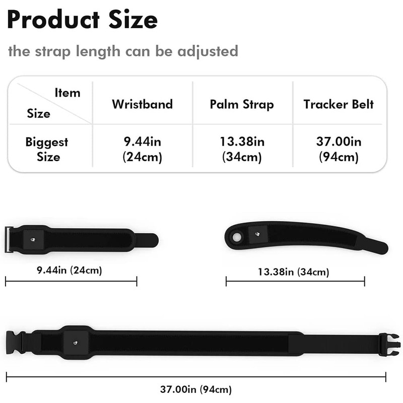 Lyaciomn VR Tracking Belt,Tracker Belts and Palm Straps for System