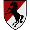 11th Armored Cavalry Regiment Combat Service Badge 2.75" x 3.5"
