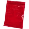 uGems 8" x 10" Red 100 Resealable Plastic Bags Durable