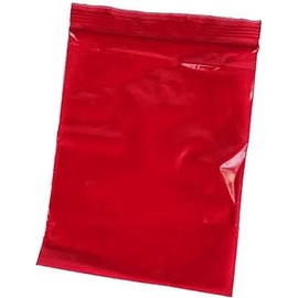 uGems 8" x 10" Red 100 Resealable Plastic Bags Durable Storage for Crafts, Tools, Office Supplies, Small Parts, Travel, and Holiday Packaging – sku: r810rd-100