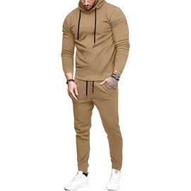 Uni Clau Men's Tracksuit 2 Piece Set Sweatsuits hoodies and Sweatpants Athletic jogging suits sets Casual