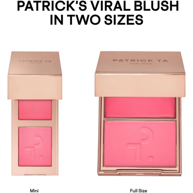 Patrick Ta Mini Major Headlines Blush Duo Crema y Polvo