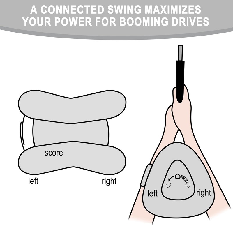 IJEKER Golf Swing Training Aids, Inflatable Triangle Teacher Fit, Posture