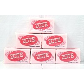 Zote 6x Zote Pink Soap Bars 14.1oz Hand Wash Soap for Stains 400g Large Zote Soap