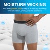 Mens Incontinence Underwear Washable Bladder Leak Proof Absorbent Boxer Brief