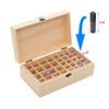 Gracelaza 36 Slots Wooden Essential Oil Organizer - Holds 5