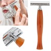 Long Handle Double Edge Safety Razor Zinc Alloy Resin Manual