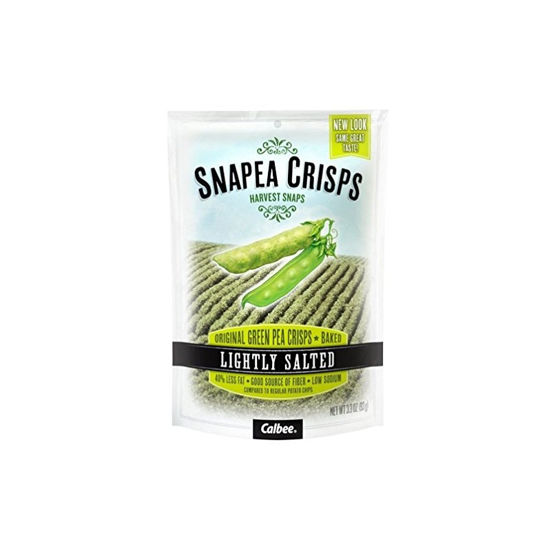 Harvest Snaps Snapea Crisps Lightly Salted - Pack of 3,