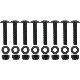 Dimebag 1 1/4" Pan Head Longboard Hardware with Washers for Drop Through Longboards