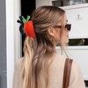 Easter Carrot Hair Claw Clips - 2-Pack Spring Cute Hair