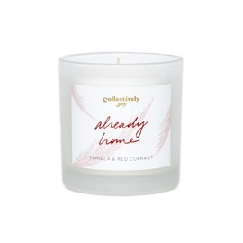 Collectively Joy | Already Home | Featured on Fox News Network | Red Currant & Vanilla | 10oz | Luxury Fragrance Candle | Coconut Apricot Wax Blend | Burn time 55 + Plus Hours | Cruelty Free