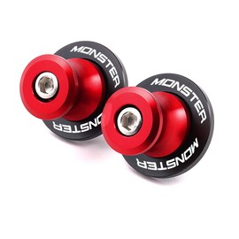 MOWOK For DUCATI For DUCATI MONSTER 695 696 796 797 821 Monster 821 1200 1200S 1200R Motorcycle Accessories M6 Swingarm Spool Slider Stand Screws (Red)