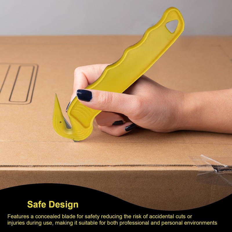 FunnAura 5 Pcs Box Cutter for Work, Utility Warehouse Box