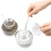 Frcctre Set of 2 Glass Sugar Bowl with Spoon and