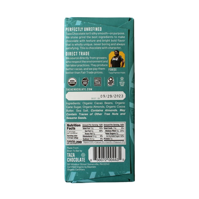 Taza Chocolate Organic Seriously Good Dark Chocolate Bar Variety Pack