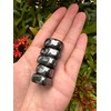 0.25 Pound Magnetic Hematite Tumbled Stones, Polished Natural Magnetic Hematite