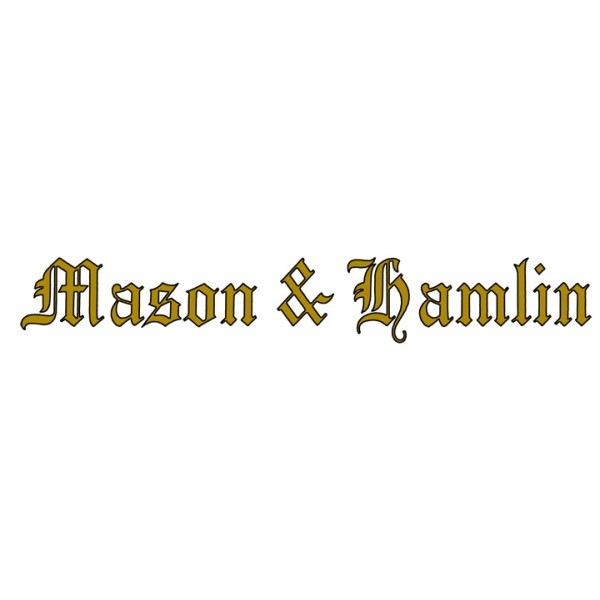 Mason & Hamlin Piano Fallboard Decal #139140, Gold Letters with