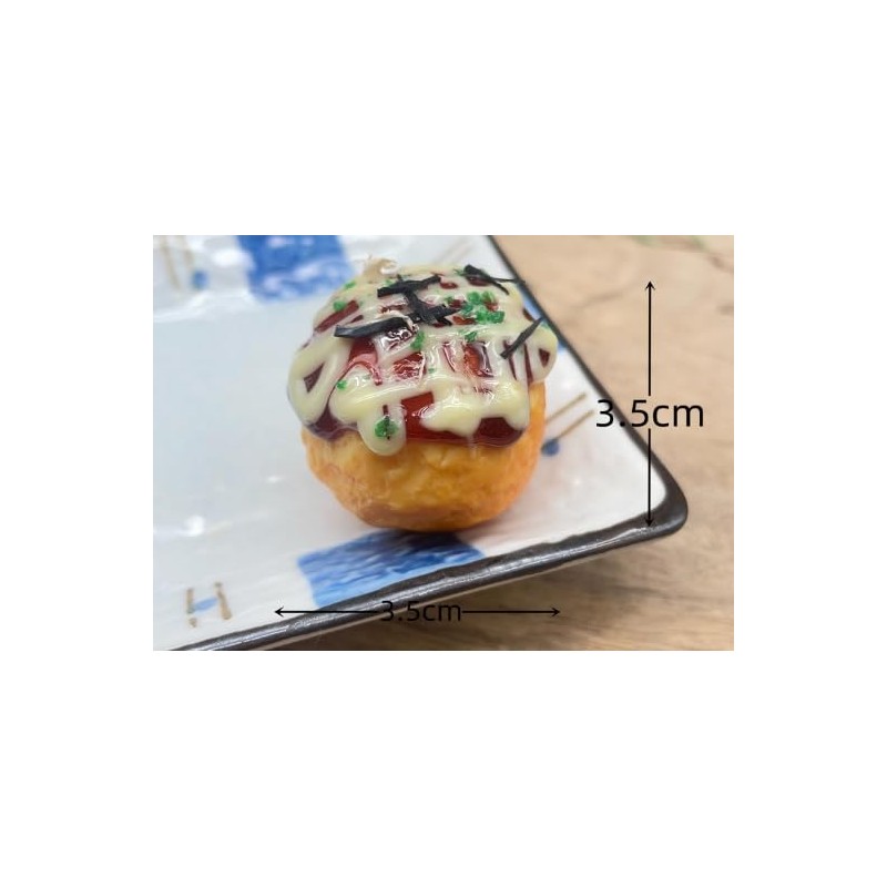 speed mao Realistic and Delicious Takoyaki Food Model Food Sample