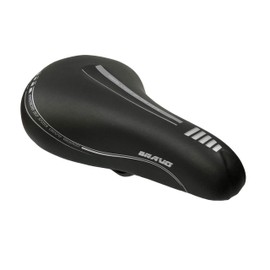 Montegrappa Bicycle Seat for City Bike, Holland, MTB, Classic Bravo Model, Black, Unisex, BICYCLE_SEAT