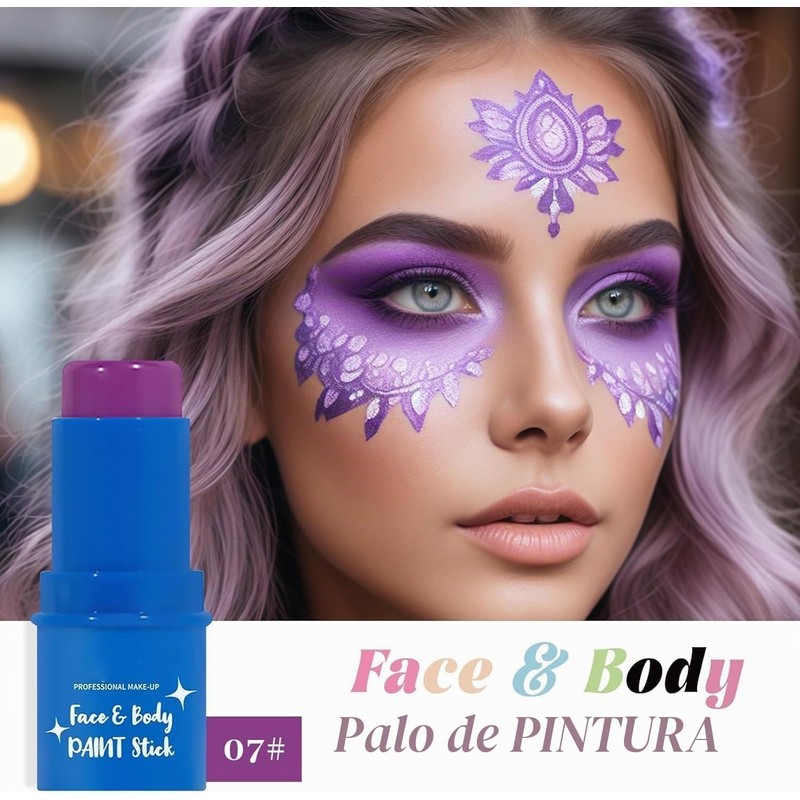 Pintura para Cara Halloween, Pintura Corporal Maquillaje de Halloween