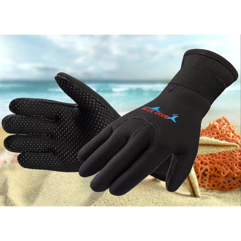EXCEREY 3MM Surf Snorkeling Gloves Float Gloves Swimming Gloves Neoprene