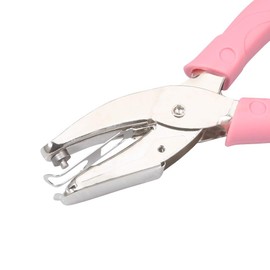 LEONTOOL Metal Paper Hole Punch 6-Inch Single Handheld Circle Shaped 1/8" Hole Paper Puncher Office Paper Punch Hand Tool for Binder Ticket DIY Craft Tags Scrapbook Greeting Cards