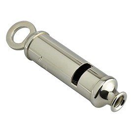 Silbato De Acero Inoxidable 6.5 cm No.49 Plateado Silbato De Emergencia Tipo Policía una herramienta compacta y versátil equipado con una boquilla de acero inoxidable de alta resistencia