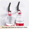 Large Coat Hooks Wall Mounted, Heavy Duty Coat Rack for