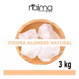 Naíma Piedra Alumbre Natural 20 Kg Tamaño Grande