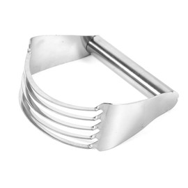 Chazcool Dough Cutter Blender, Batidora de Masa Acero Inoxidable, Mezclador de Masa Manual con Cuchillas Afiladas, Cortador de Repostería de Mantequilla para Fácil de Mezclar de Hornear