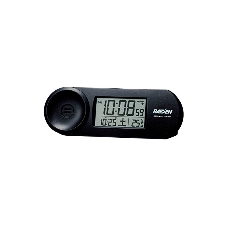 SEIKO Clock RAIDEN Loud Volume Digital Radio Wave Alarm Clock
