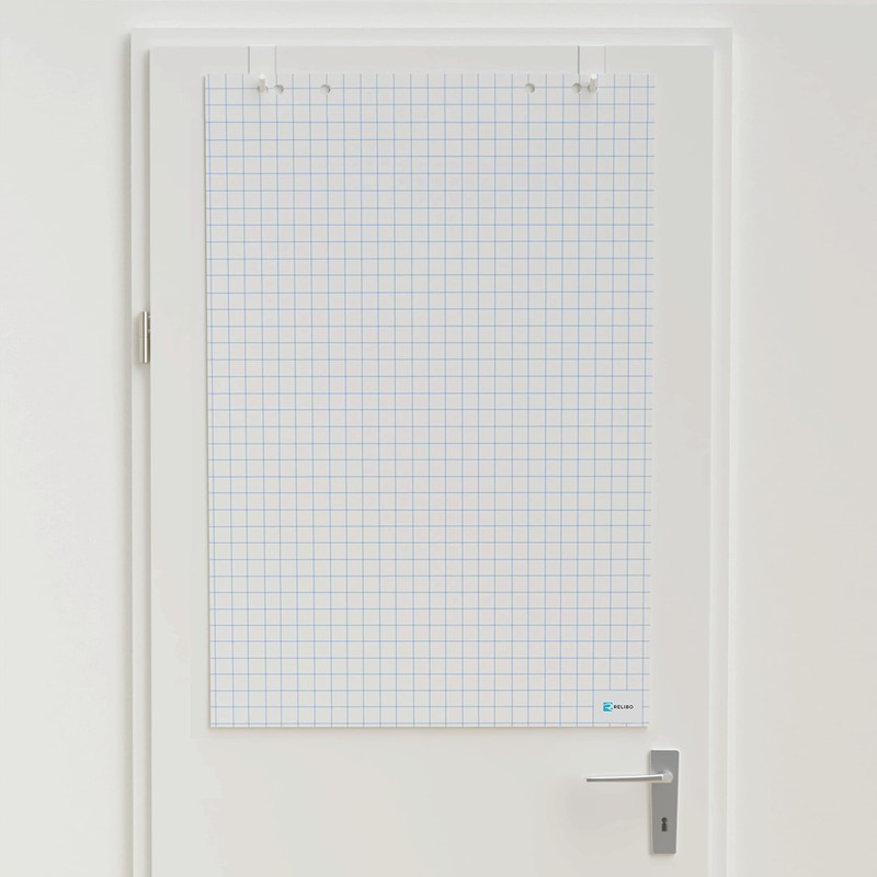 RELIBO® Flipchart Door Hook, Space-Saving & Mobile Alternative to Flipchart