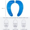 Kindax Gel Toilet Seat Cushion Portable and Washable Toilet Seat